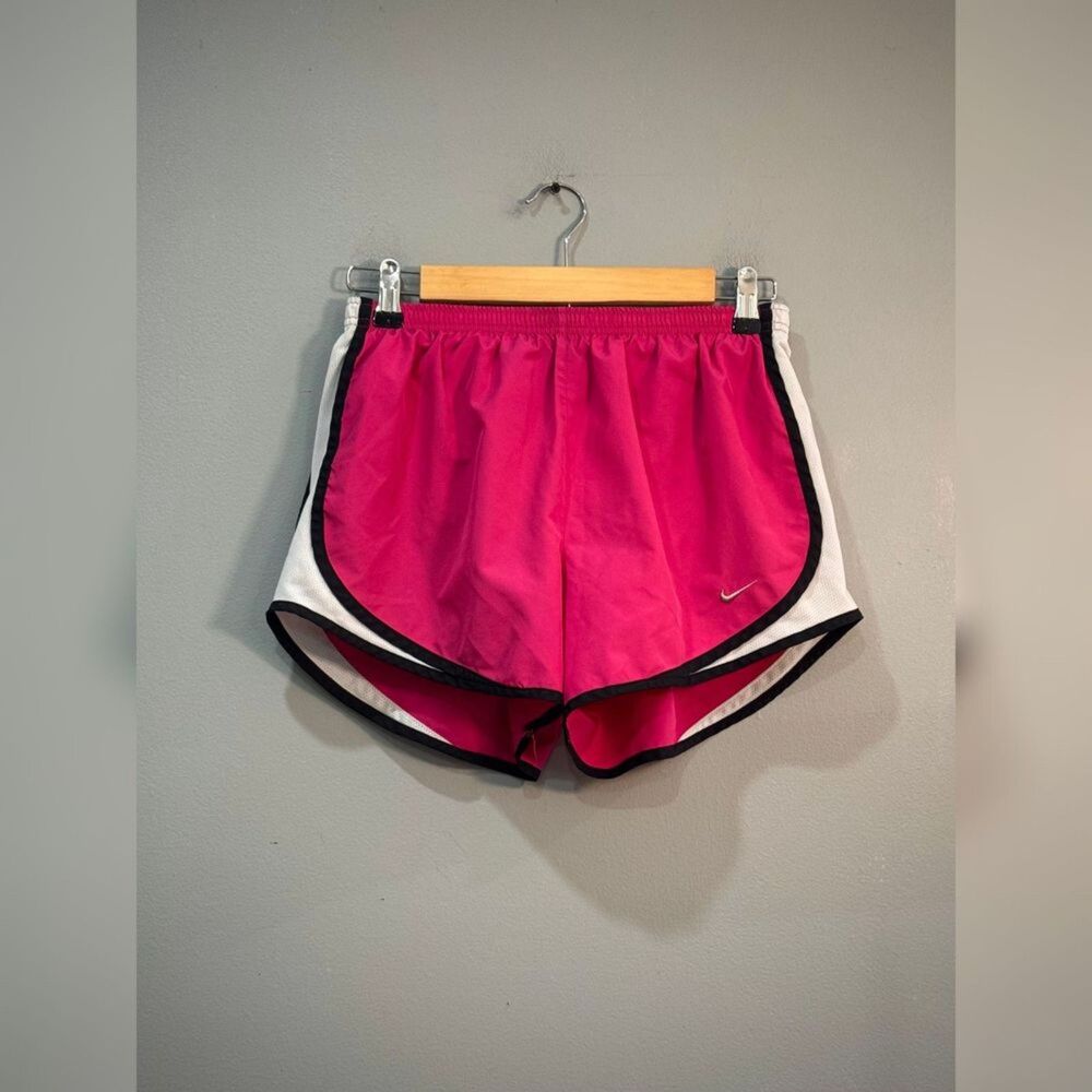Pink Nike Dri-Fit Lined Athletic Shorts Size M EUC